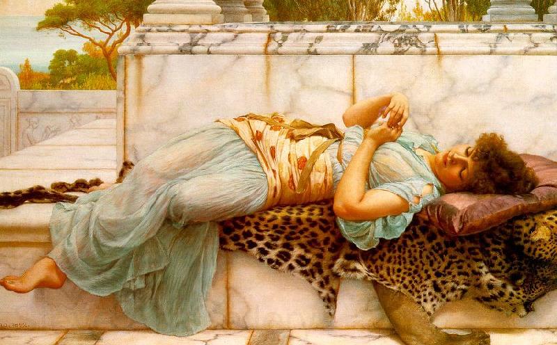 John William Godward The Betrothed France oil painting art